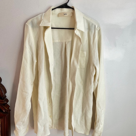 Séfr  Hampus cream/white long sleeve M - Picture 2 of 5